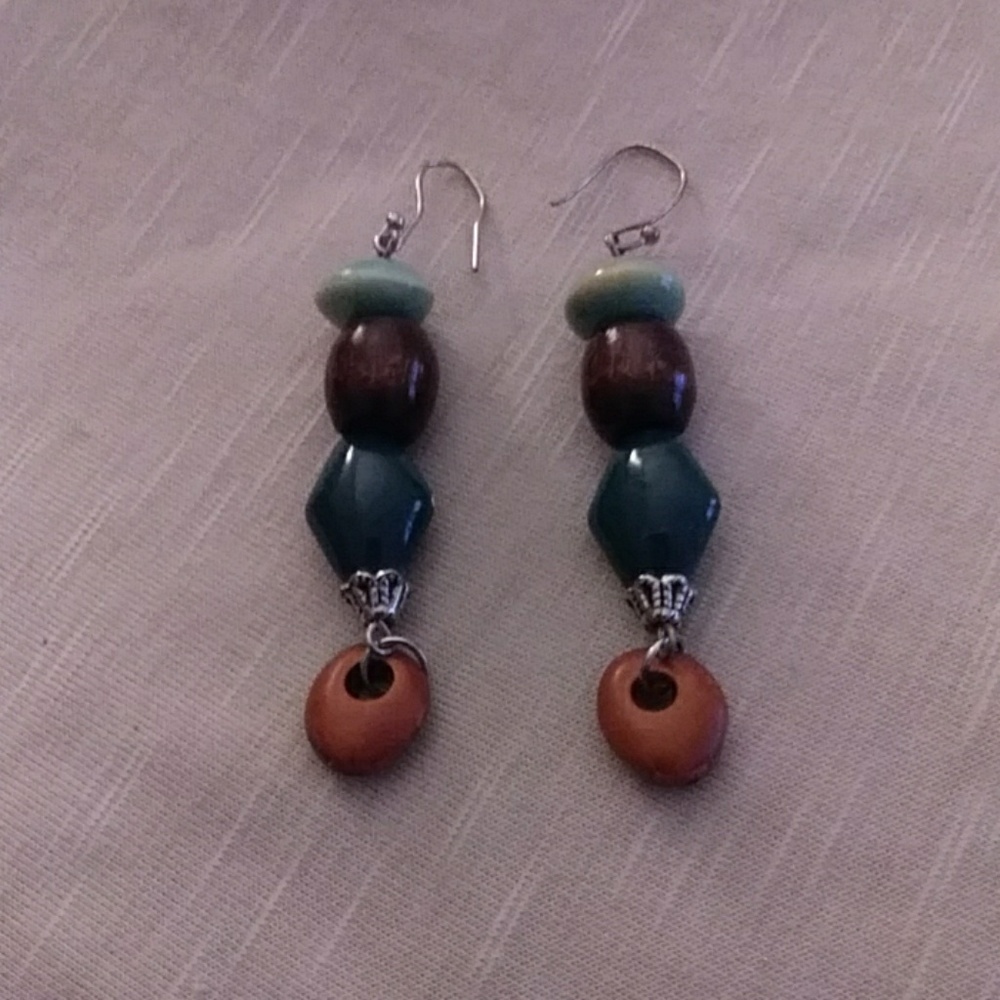 Handmade beaded earrings
